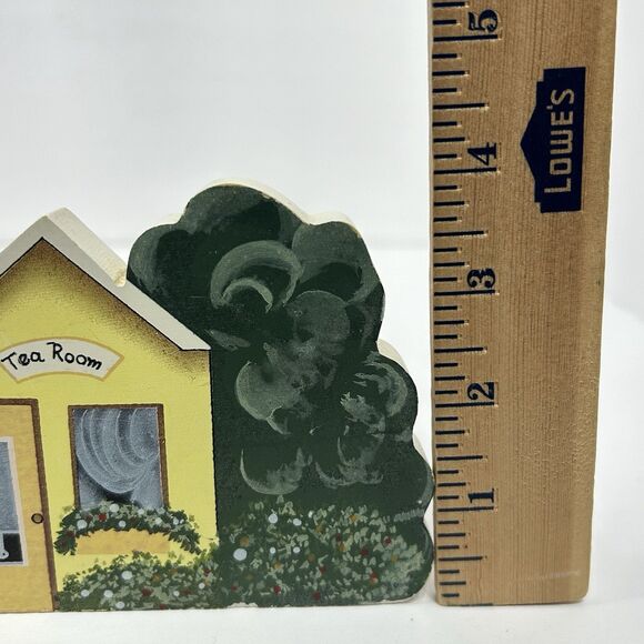 Vintage Tender Heart Treasures Village Store Front Wood Sign Decor Primitive ‘89 - Picture 14 of 15